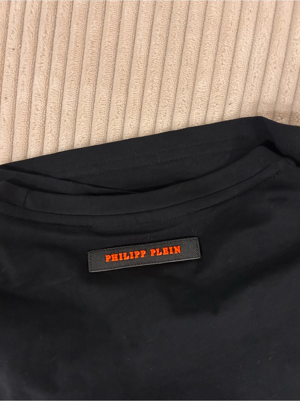 Philipp Plein" Black Round Neck Skull Shirt" Large - Picture 2 of 4